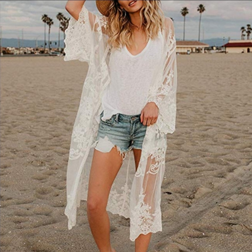💕Lace Kimono - Picture 4 of 10